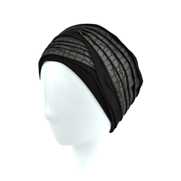 TURBAN AMY BLACK*