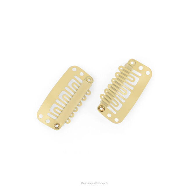 CLIP PERRUQUE MOYEN L beige froid