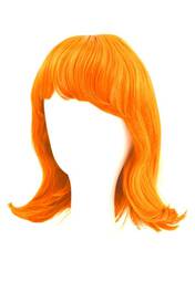 PERRUQUE ORANGE SYNTHÉTIQUE