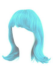 PERRUQUE BLEU CLAIR SYNTHÉTIQUE