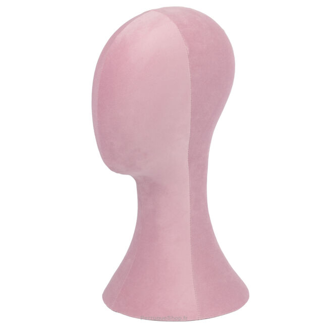 LE PORTE-PERRUQUE EN VELOURS ROSE