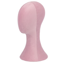 LE PORTE-PERRUQUE EN VELOURS ROSE
