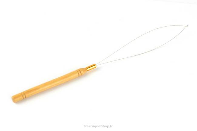 CROCHET EN BOIS POUR EXTENSIONS DE CHEVEUX