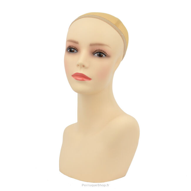 TÊTE MANNEQUIN AVEC VISAGE 39cm