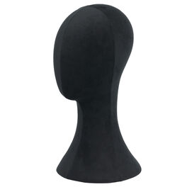 LE PORTE-PERRUQUE EN VELOURS NOIRE