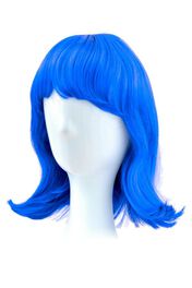 PERRUQUE OCCASIONNELLE BLEU FONCÉ