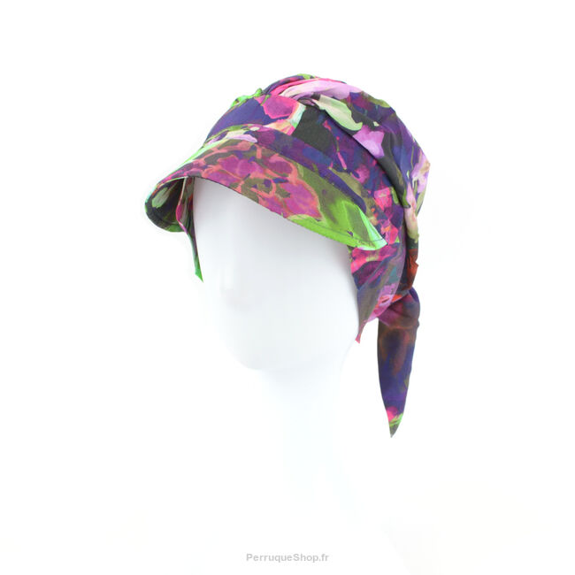 TURBAN CROCUS AVEC VISIÈRE # T-374